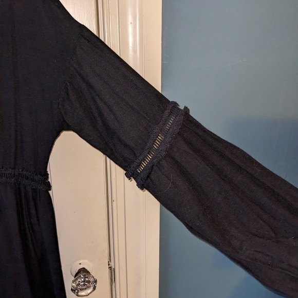 Black tiered maxi dress MNG - Picture 6 of 8